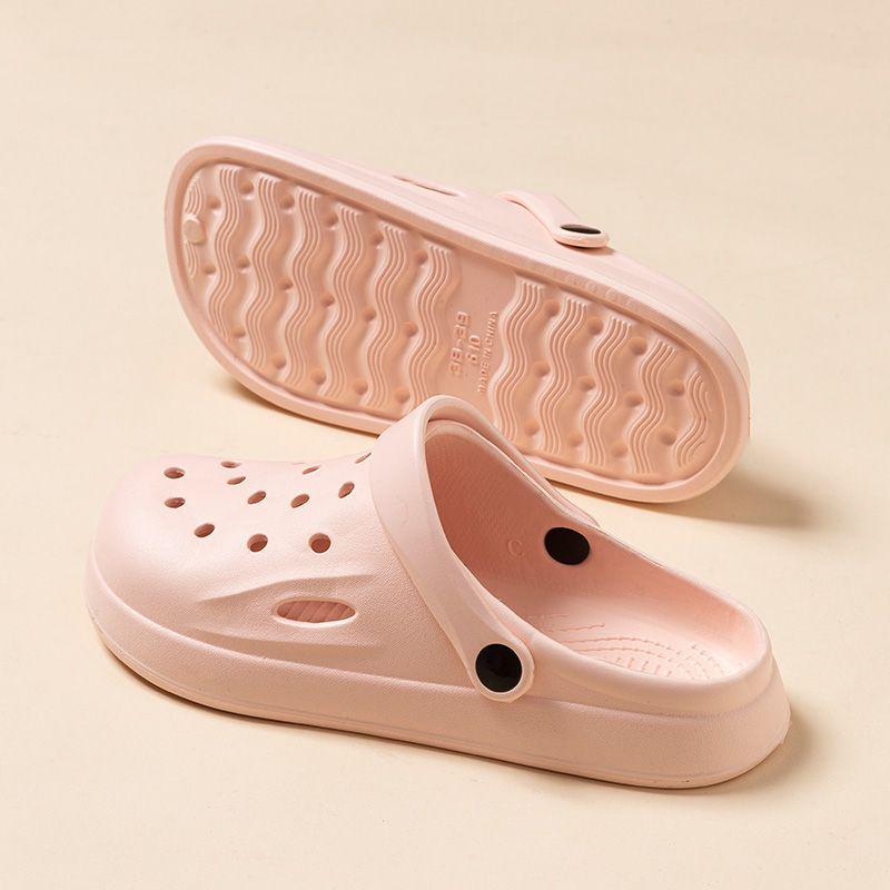 Breathable Thick-Soled Closed-Toe Beach & Garden Shoes for Men & Women - Comfortable Summer Couple Style Slippers