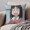 Funny Japanese Anime AAzumanga Daioh Cushion Cover Pillowcase Antidustmite Invisible Zipper Short Plush Sofa Cushion