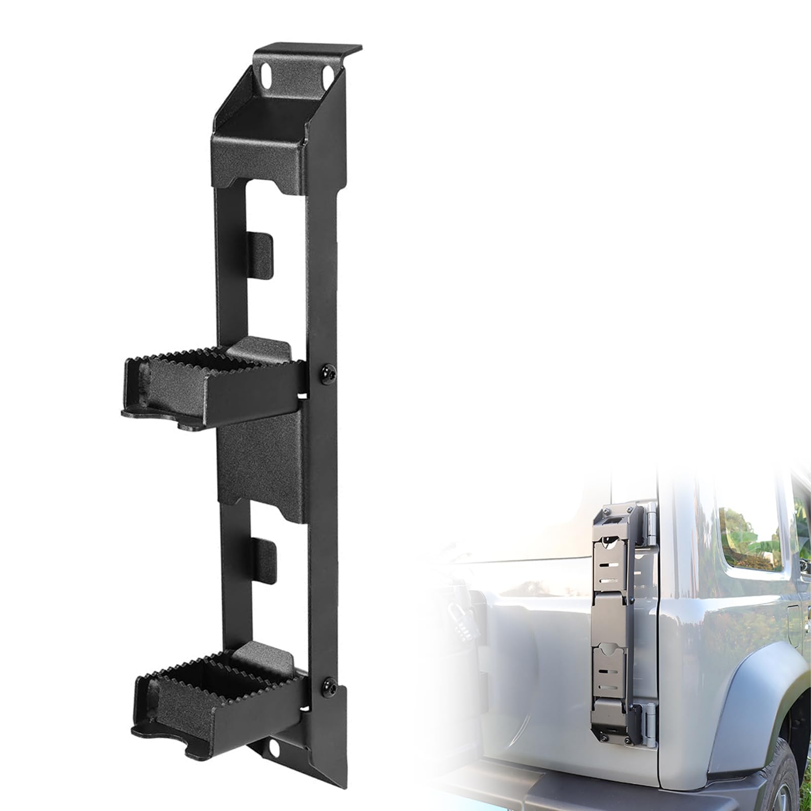 

Тусамика Jimny Задняя Sierra Nomad Складная Задняя Дверь Совместима с и 200 кг Вес Алюминий Легкая Установка Лестница, JB64/JB74/JC74, Лестница, 3-дверная чёрный