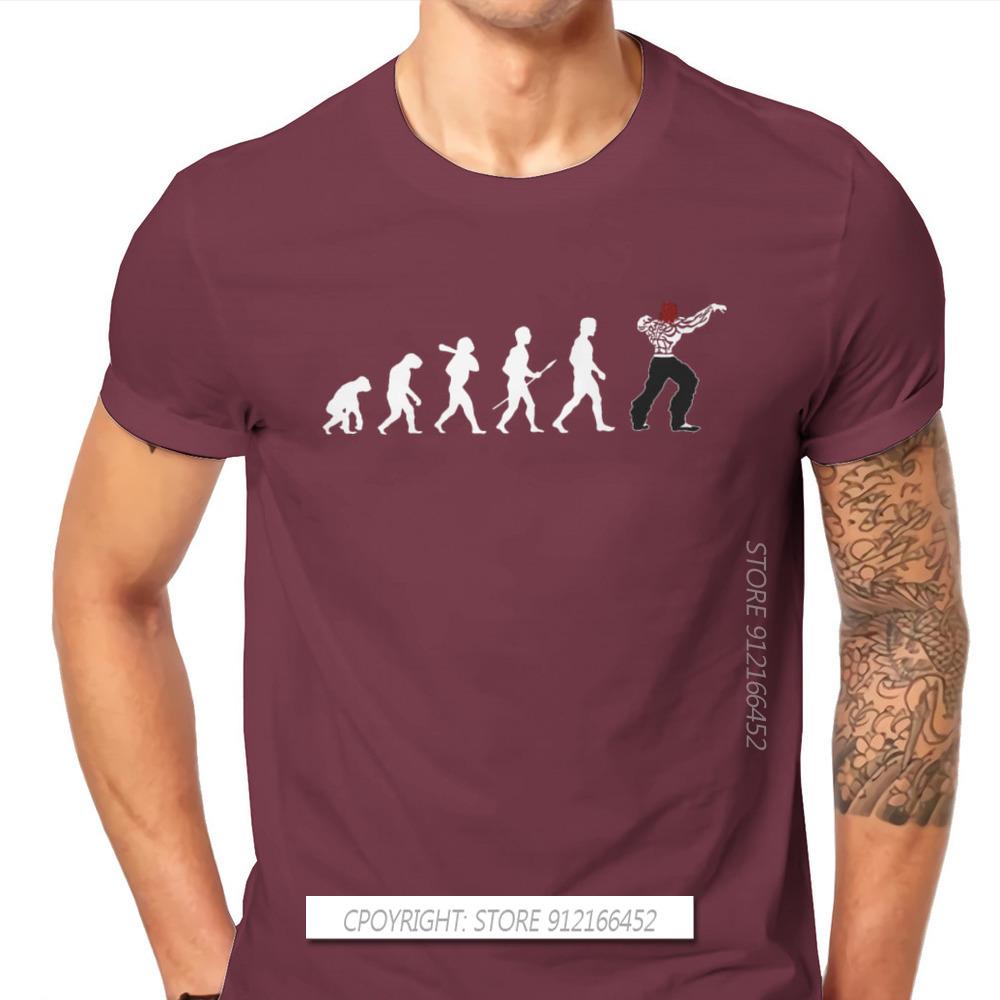 Grappler Baki Hanma Yujiro Dou Manga Tričko Pro Muže Evoluce Ogre Humor Trička Tričko Designér Trendy Volné