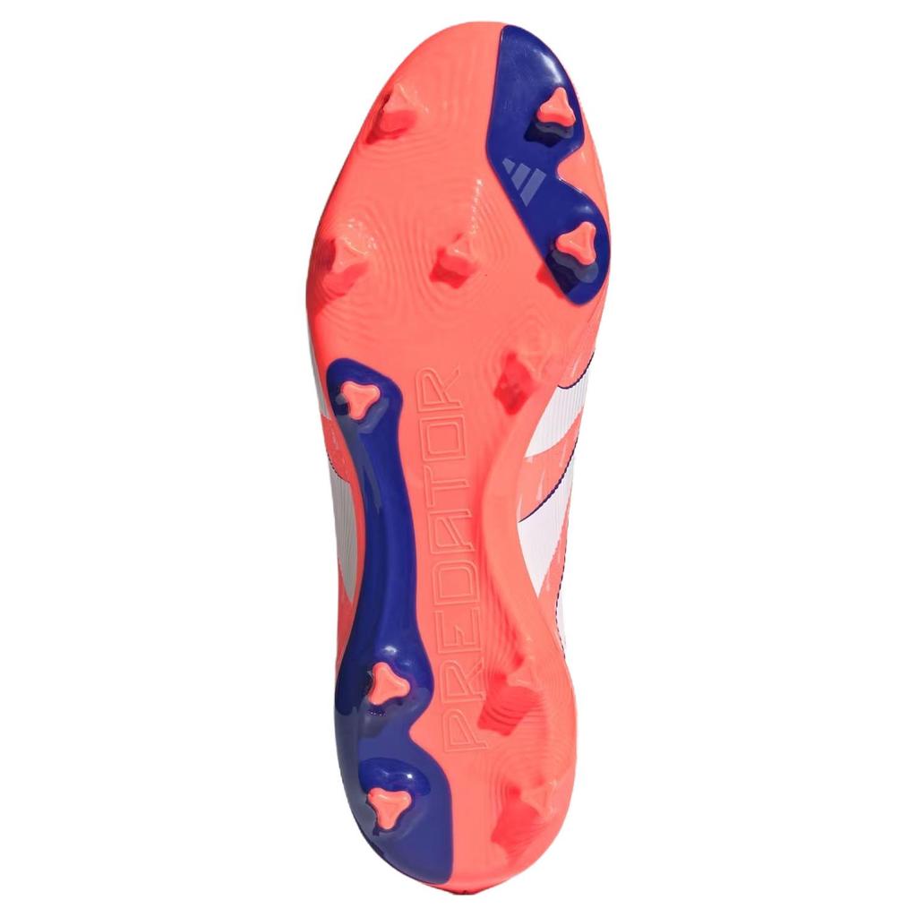 Adidas Predator League Comfortable MG FG Soccer Shoes Unisex Soccer Shoes White Orange JI1115