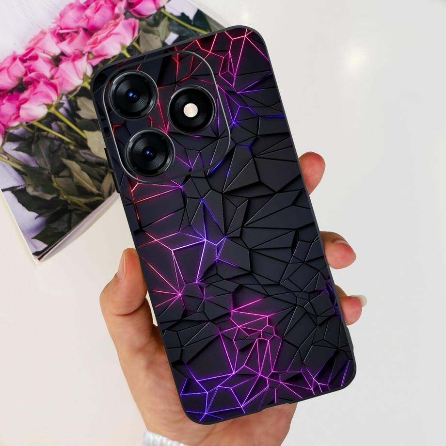 For Tecno Spark 10 10c 10 Pro Phone Case Spark10 KI5k KI5m KI5q KI7 Back Cover Soft Transparent TPU Slim Funda Dragon Astronaut