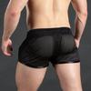 Breathable Short Pants Drawstring Design Polyester Quick Drying Adjustable Men Summer Mesh Pants for Daily Wear