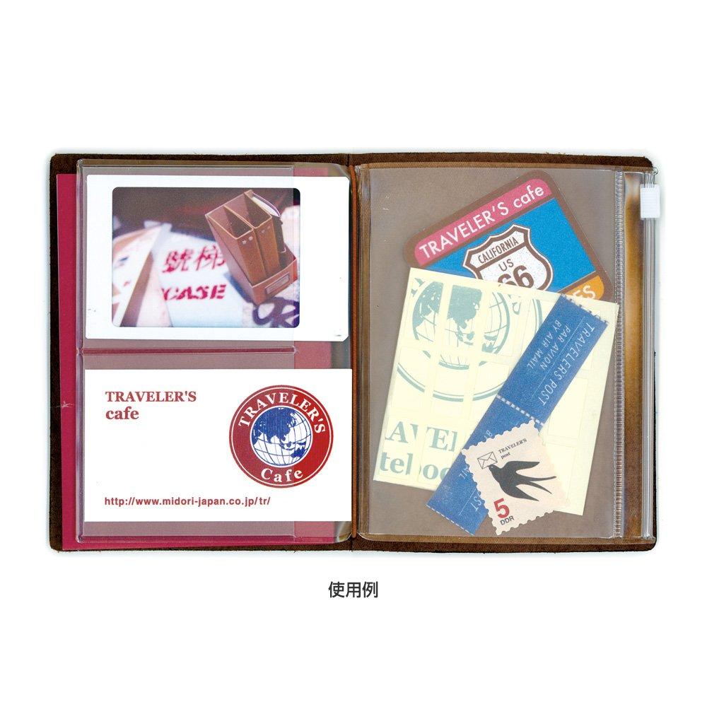 MIDORI Traveler's Company Traveler's Notebook Passport-Size Refill Zipper 004 14316006