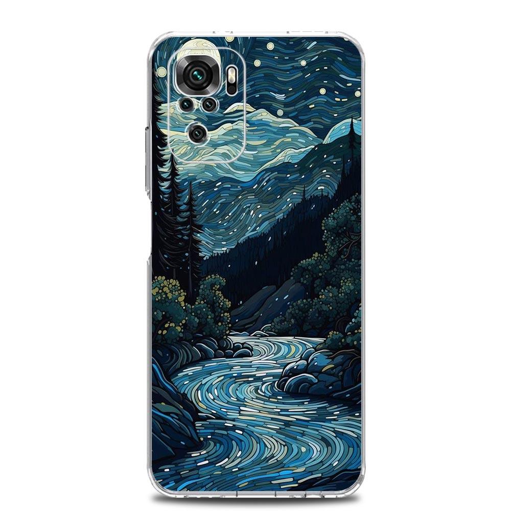 

Чехол для телефона с мультяшным принтом для Xiaomi Redmi Note 13 12 5G 9S 9 8 10 11 Pro Plus 4G 9T 13C 12C10C 9C 9A 7 Pro Прозрачная крышка Redmi 10C