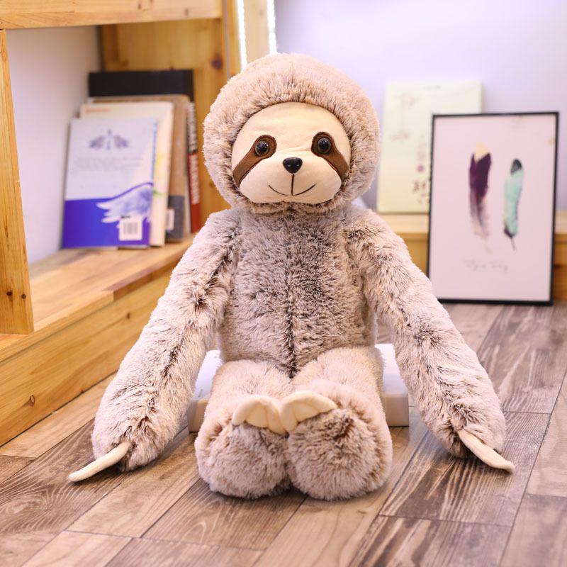 Adorable 50/70cm Sloth Plush Stuffed Toy Animal Soft Doll Perfect For Kids Gifts