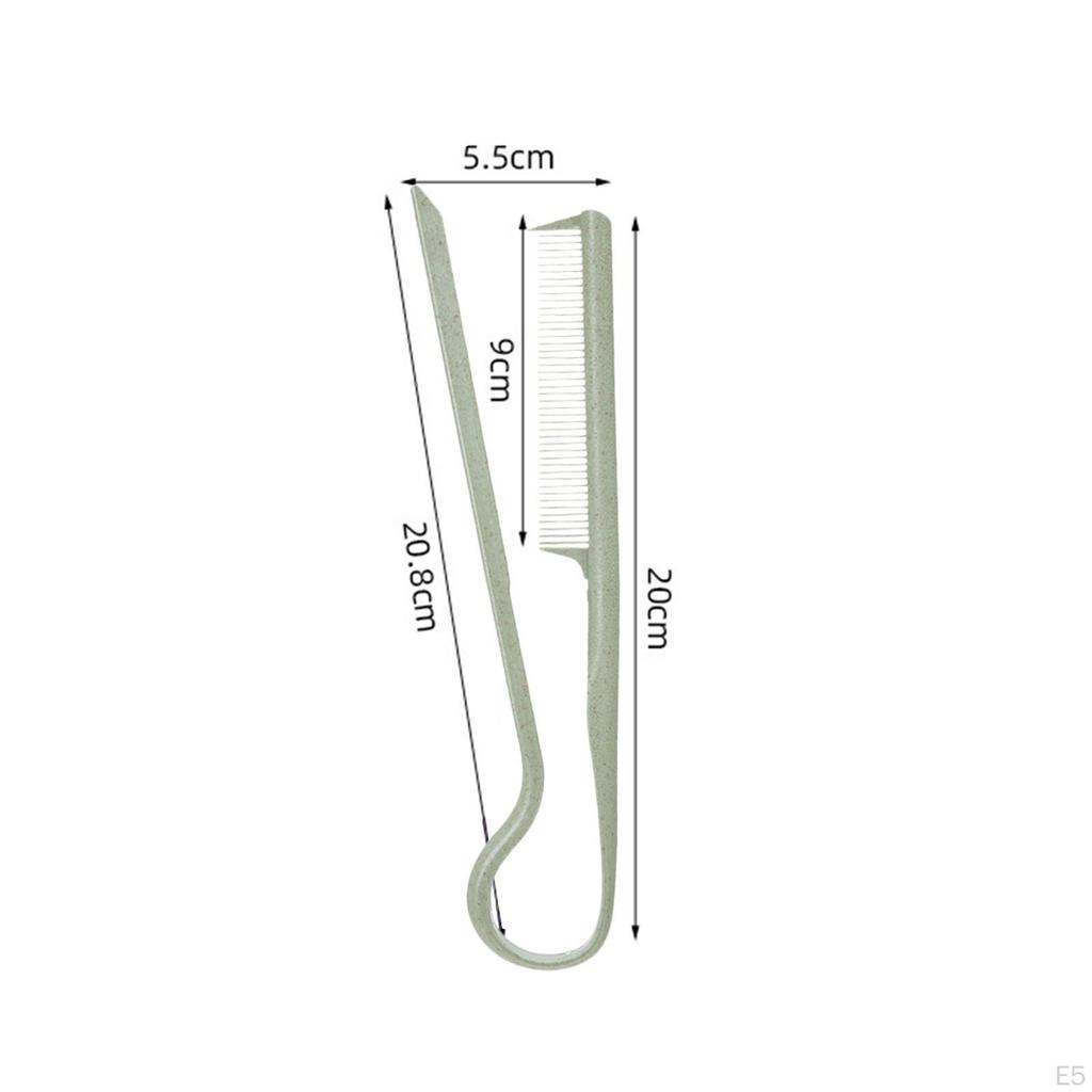 Hair Straightener Comb Flat Iron Comb,Professional,Parting for Straight Styling