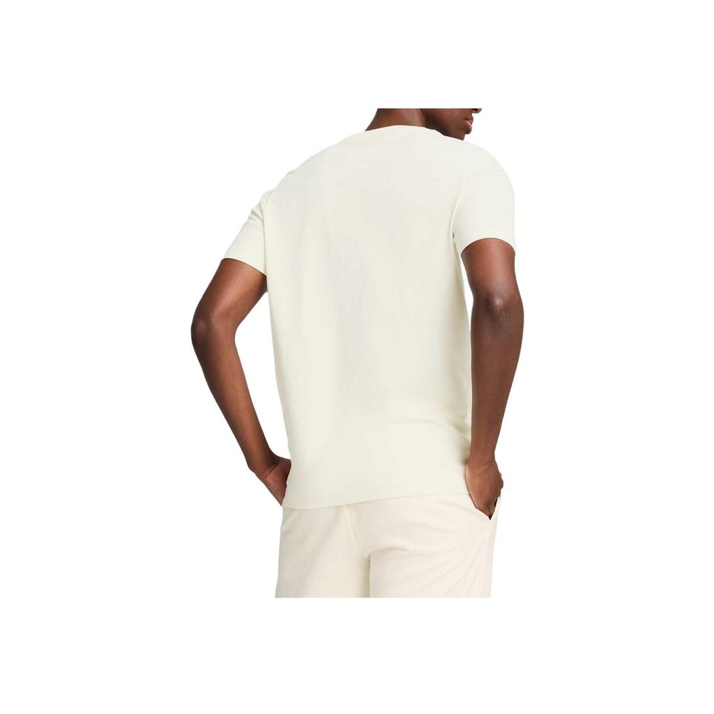 Puma Soft Breathable Skin-Friendly Versatile Short Sleeve T-Shirt Men Tops Off-White 688925-99