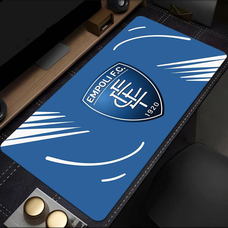 Empoli Wappen Design Mauspads, Gummiunterseite, Mauspads für Gamer und Bürogebrauch, Gaming Schreibtisch, Leicht zu reinigende Matte Weihnachtsgeschenke für Fans