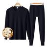 Elderly Winter Warm Round Neck Lounge Set