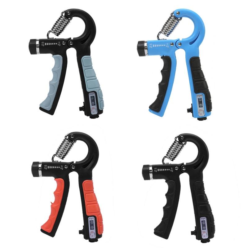 5-60kg Adjustable Grip Strength Fitness Equipment Men Women Train Wrist and Finger Strength TPE Rubberized Hand Grips