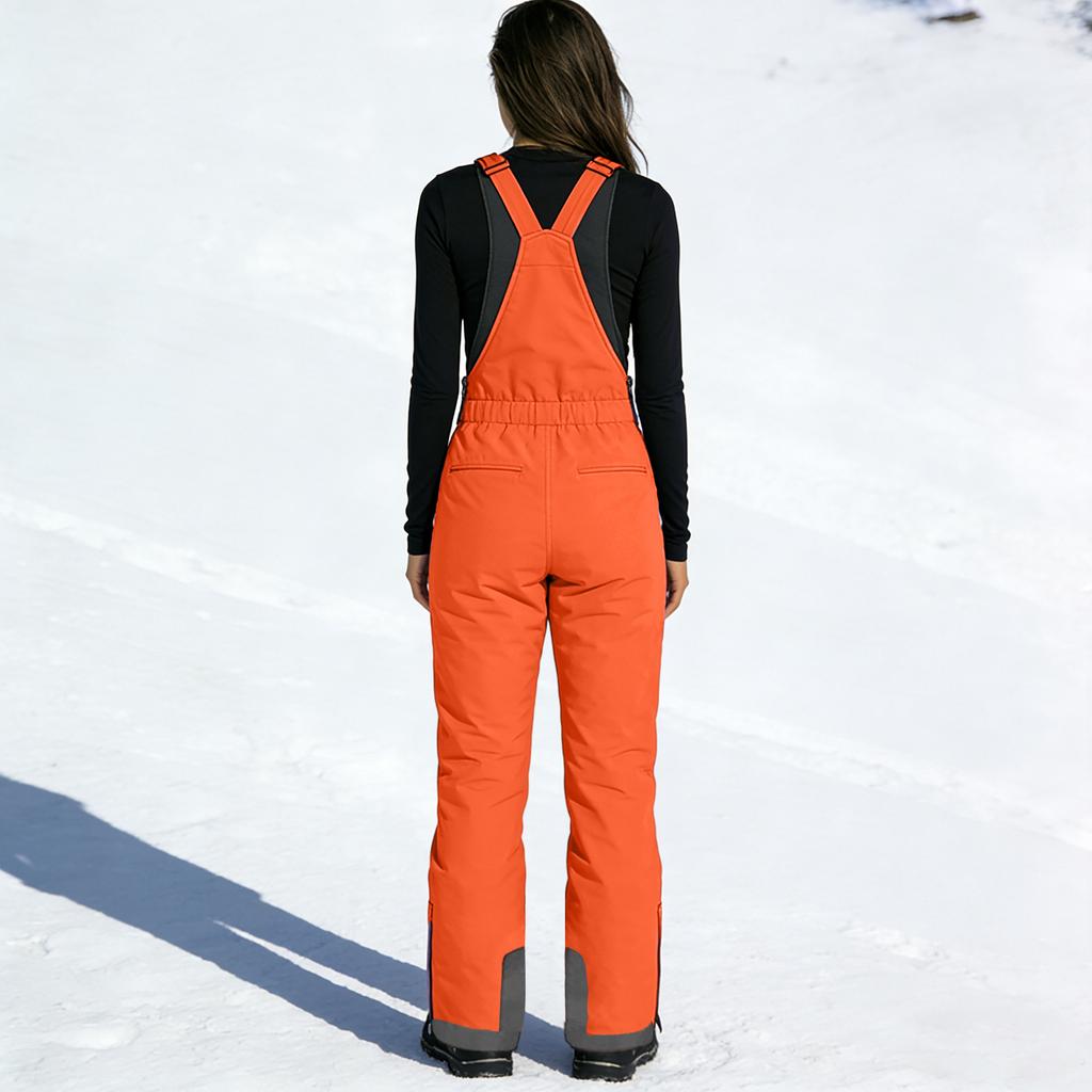 Ski Pants Women Ski Bib Overalls Snowboarding Pants Adjustable Shoulder Strap Snowsuit