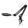 10X Vergrootglas met LED-licht Flexibele Arm Helderheid   3 Kleuren Werkbanklamp met Clip