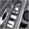 Carbon Fiber Door Window Lift Switch Frame Cover Trim For BMW 3 Series G20 19-22