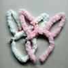 Glowing Plush Bunny Headband Light Up Easter Headband Led Bunny Headband Luminous Led Headband Led Rabbit Headband  White