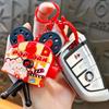 Popcorn Hand Cranked Projection Toy Keyring Projection Camera Keyring Ornament  Female