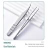 Stainless Steel Precision Eyelash Extension Tweezers - Phoenix & Princess Styles for Technicians
