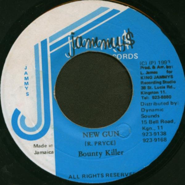 

7inch Record BOUNTY KILLER - New Gun NONE Jammy s Records 1993 Jamaica Reggae, Ska & Dub Used