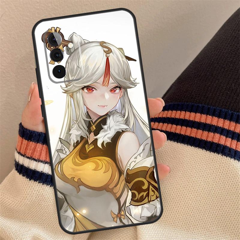 Ningguang Genshin Impact Case For Samsung Galaxy A54 A34 A24 A14 A12 A22 A32 A52 A51 A71 A13 A23 A33 A53 A73 Cover