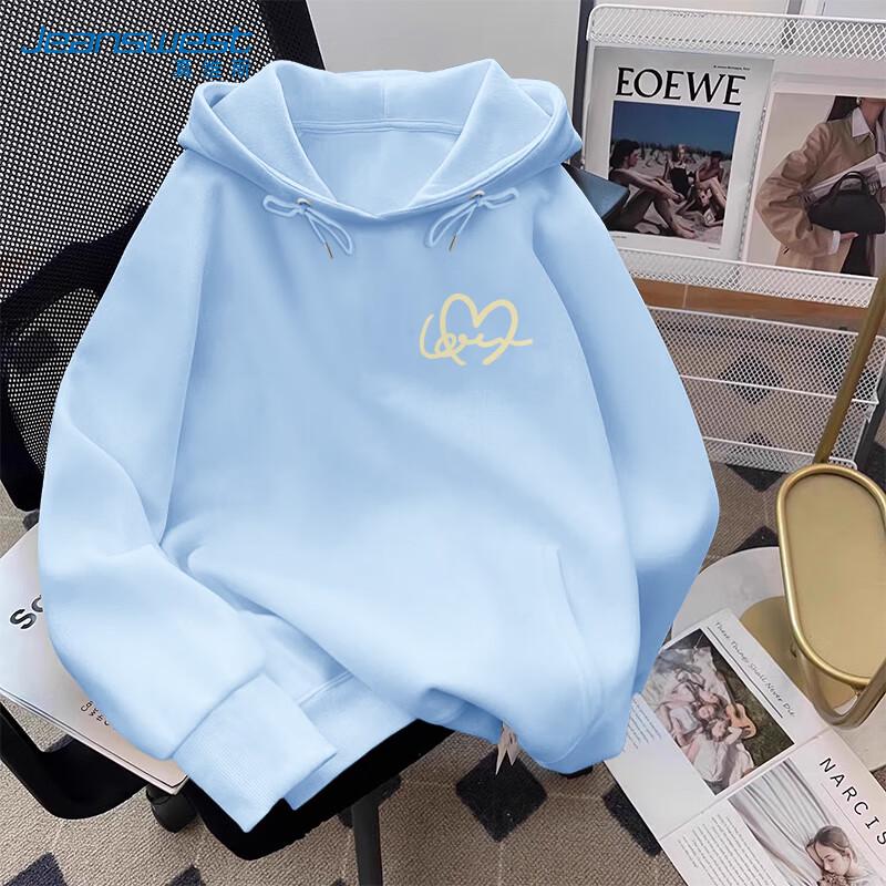 Jeanswest Women's Heartline Gold Hooded Sweatshirt