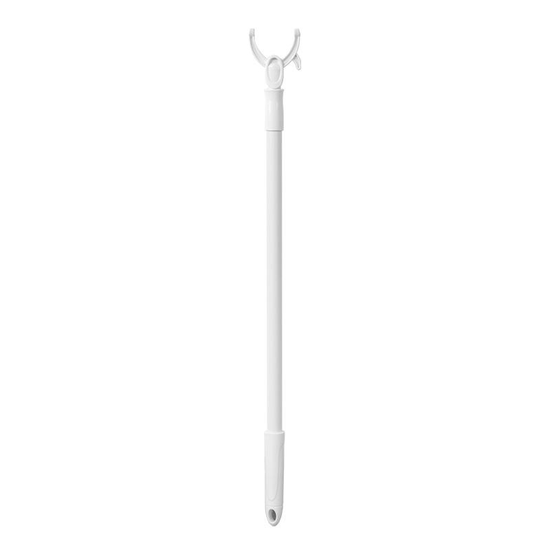 Retractable PP Clothes Drying Pole with Fork for Dormitory and Household Use
