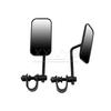2pcs Universal Black Motorcycle Side Mirrors with Clamp Fit For 22-25mm Handlebar