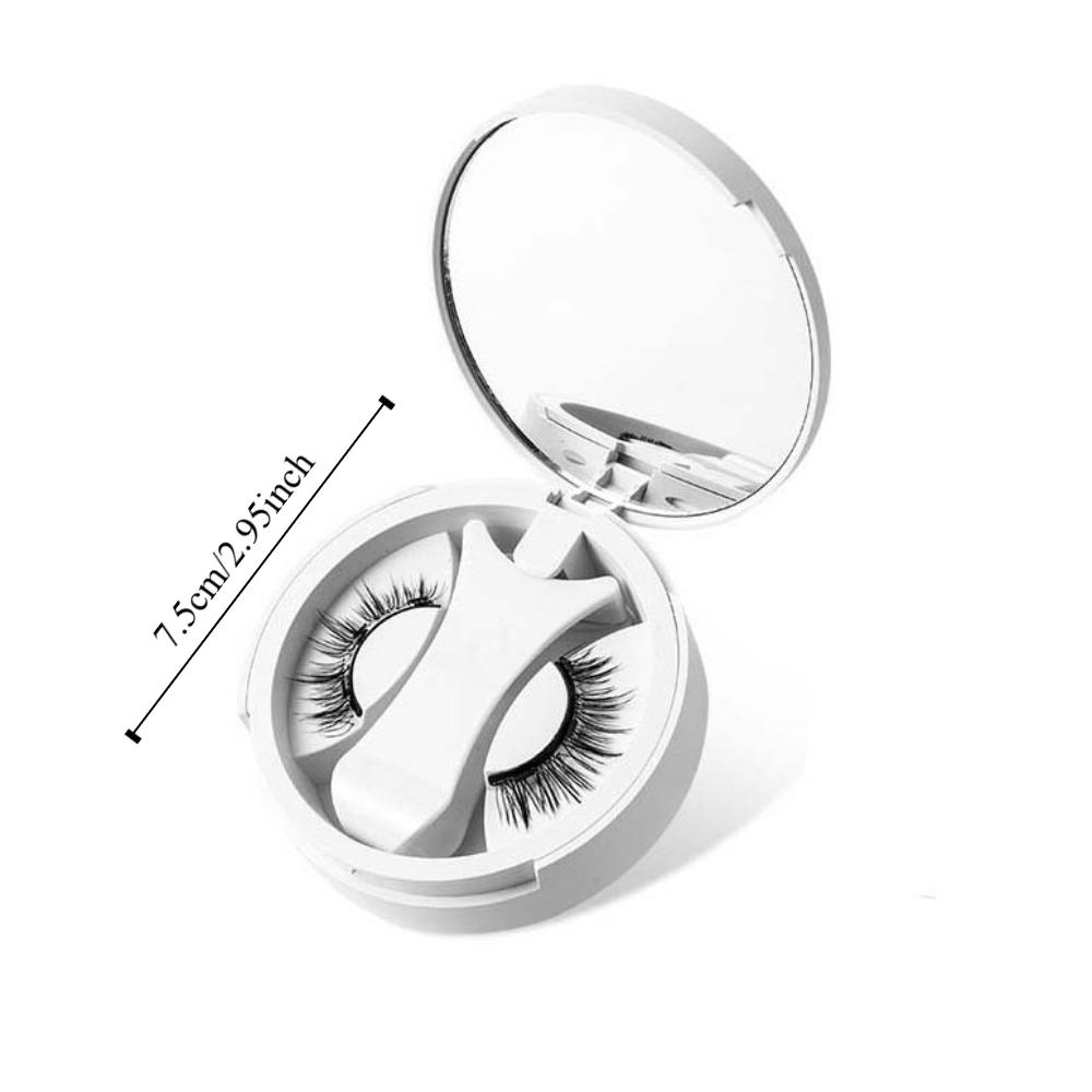 Cat Eye Glue Free False Eyelashes Makeup Magnetic Eyelashes with Clip  Makeup Tools