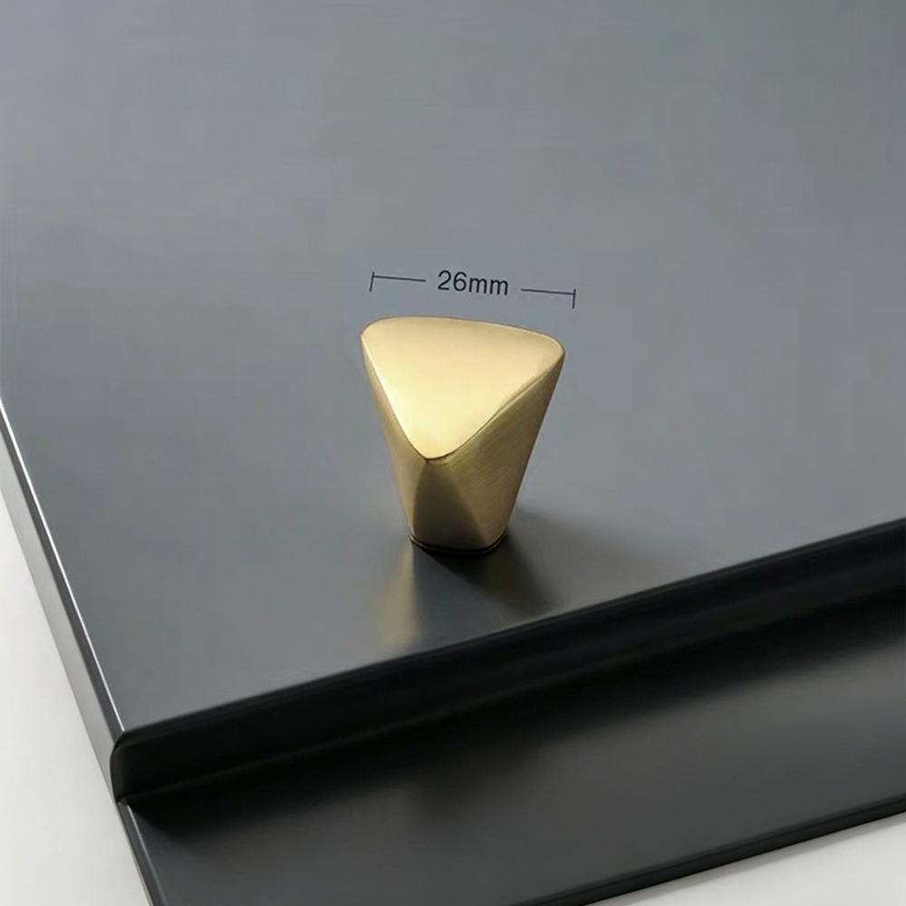 New Bright Gold Cabinet Handles Zinc Alloy Copper Door Knob Drawer Knobs Shoe Cabinet