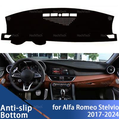 Kryt palubní desky Podložka na palubní desku Kobereček Polštářek proti slunci Clona Příslušenství pro Alfa Romeo Stelvio 949 2017 2018 2019 2020-2024