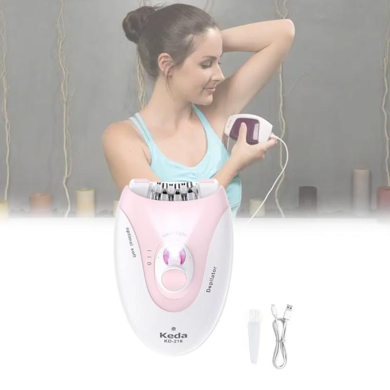 Epilator Women For 2 Speed Setting 36 Tweezers Facial Smooth Glide Epilator Face