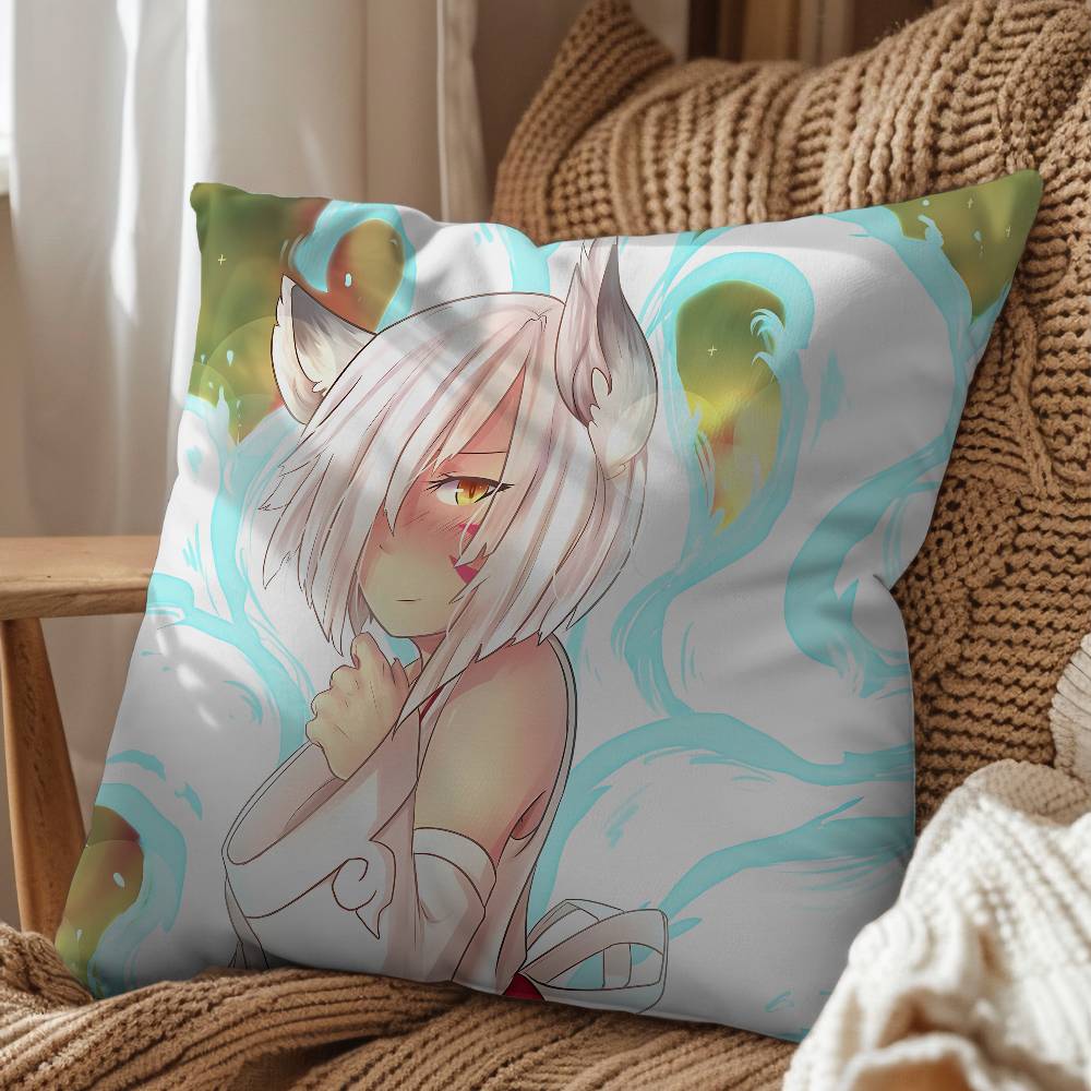 game Teros Imugi Mordex Brawlhalla Pillow Case Antidustmite Pillowcase Invisible zipper silky short plush Sofa cushion cover