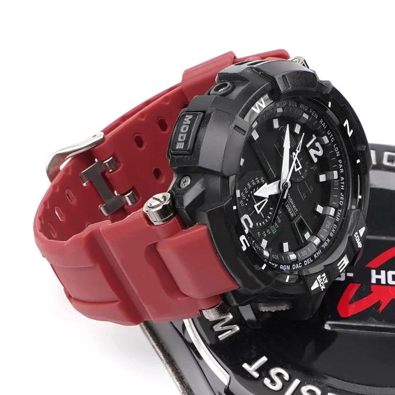 For Casio G-SHOCK GW-4000 GA-1000 GW-A1000 GW-A1100 G-1400 Strap TPU Silicone Diving Waterproof Sport Watch Band Bracelet Men