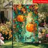 2D Flat, 2D FlatHappy Thanksgiving Autumn Maple Leaf Pumpkin Garden Flag (2)_3 (1)- Outdoor Garden Flag Double-sided Home Decoration Courtyard Decorat