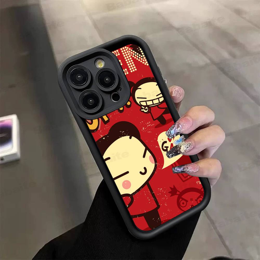 Phone Case Popular Artifact P-Pucca For Xiaomi Redmi Note 14 13 12s 12 11 10 9s 9 8 7 A5 Pro Plus 4G 5G Soft TPU Back Cover