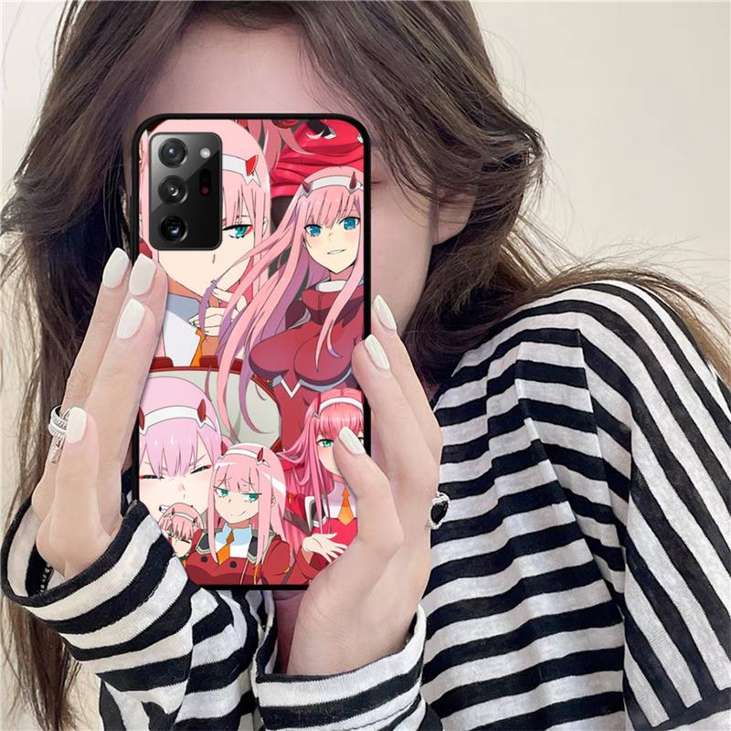 Zero Two Darling In the FranXX Anime Phone Case for Samsung Note 20 Ultra 10 Pro Lite Plus 9 8 5 4 3 M 30s 11 51 31 31s 20 A7