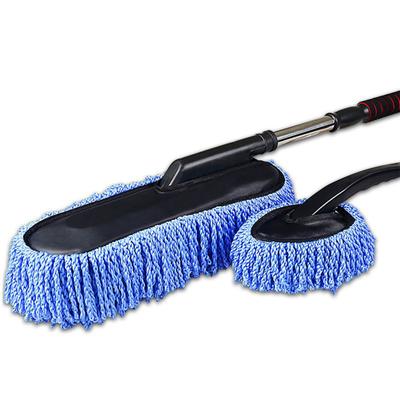 Car Wash Brush Extendable Long Handle Microfiber Car Washing Mop Multifunctional Dusting Cleaning Tool