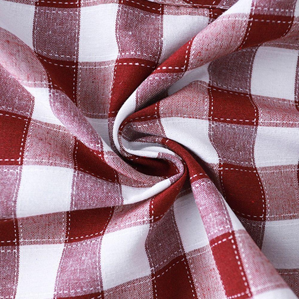 Anti Dirty Kitchen Aprons Checkered Print Cooking Aprons Chef Work Apron  Household Cleaning