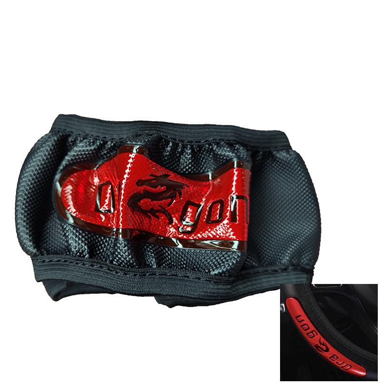 Reflective Dragon Steering Wheel Cover - Elastic Grip, No Inner Ring, All-Season Universal Fit 38cm