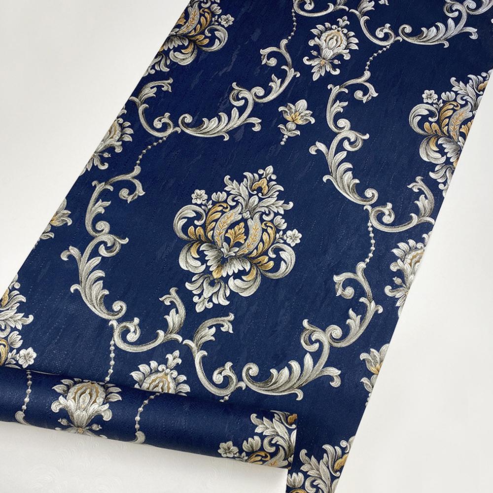 9 Style Luxury 3D Damask Vinyl Wallpaper Bedroom Living Room Red Floral Wallpapers Roll Ktv