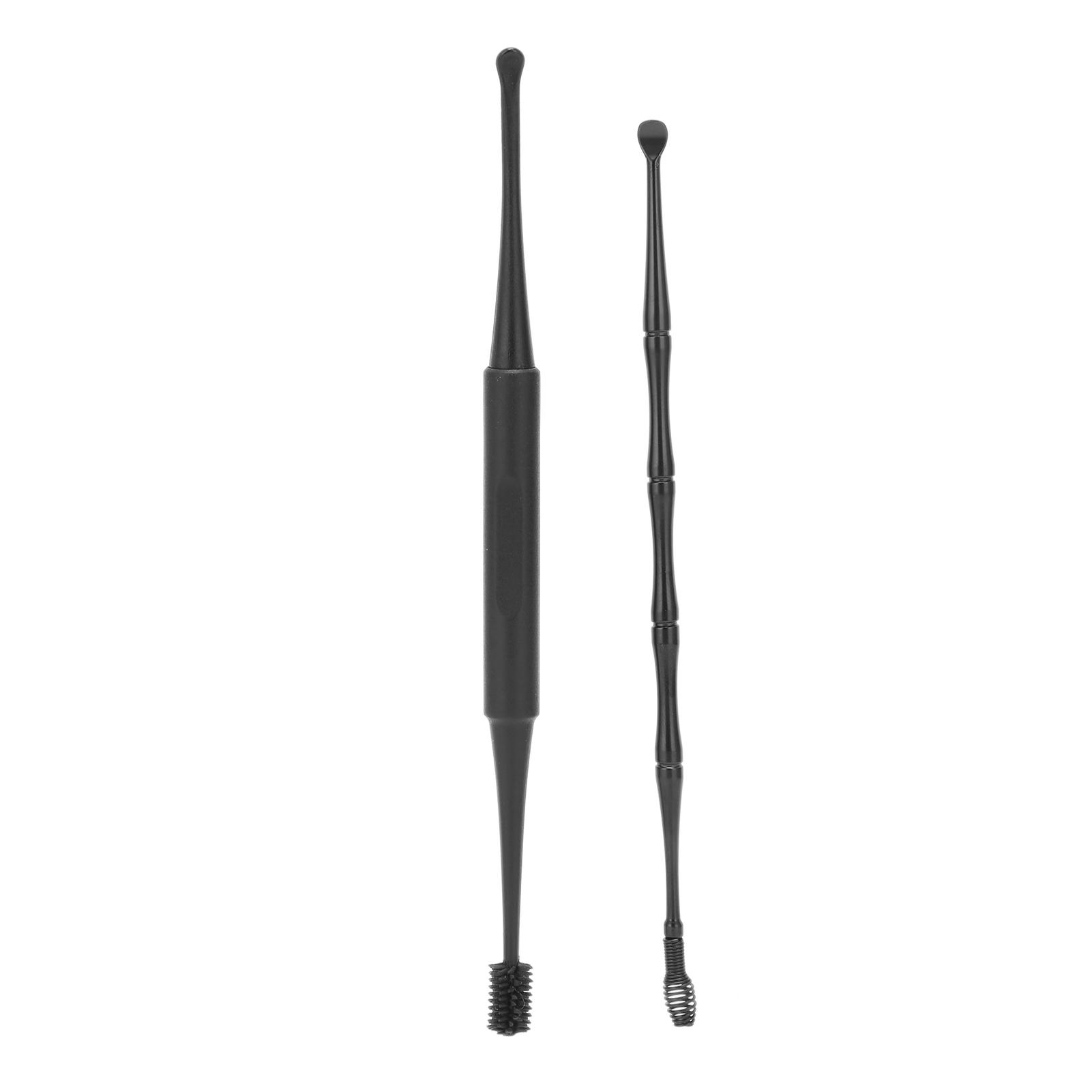 Ear Pick Earwax Removal Ear Clean Tool Spring Soft Brush Ear Spoon Ear Cleaner Set