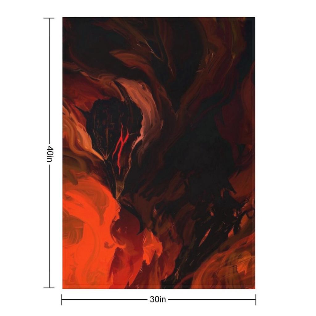 Inferno Throw Blanket Camping Giant Sofa Extra Large Throw Funny Gift Blankets