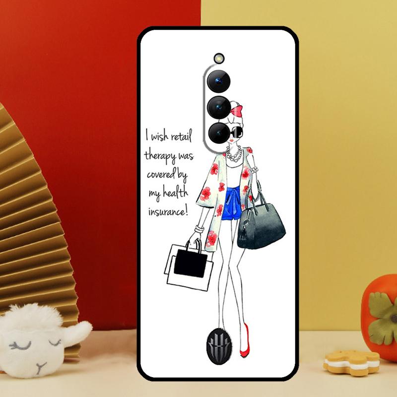 

Девушка для шопинга Harrods Чехол для Nubia Red Magic 10 9 8 Pro Plus 6 7 6S 7S Pro 5G 6R RedMagic 8S 9S Pro Plus Red Magic 6s Pro