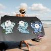 Battle Cats Anime Microfiber Beach Towel Absorbent Quick Dry Soft Yoga Swimming Resort Mountain Climbing Towel