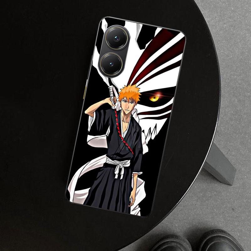 Kurosaki Ichigo Bleach Phone Case Cover for Xiaomi Poco X6 X5 X7 Pro F7 Ultra Redmi 15C 15 13C 13 12C 12 10C 10 10A 9C 9A 9T 9 C