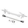 RC Front Axle Steering Link Rod Set Aluminum Alloy Steel RC Front Steering Wheel Axle for Tamiya