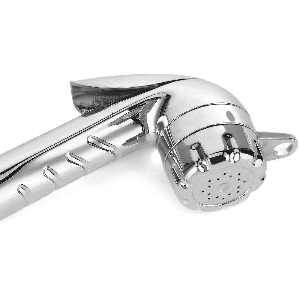 RV Exterior Shower Head with 1.5m/4.9ft Hose - Stainless Steel Nozzle, 1/2 Inch Thread for RV, Camper, Boat & Motorhome Outdoor Faucet Water Supply