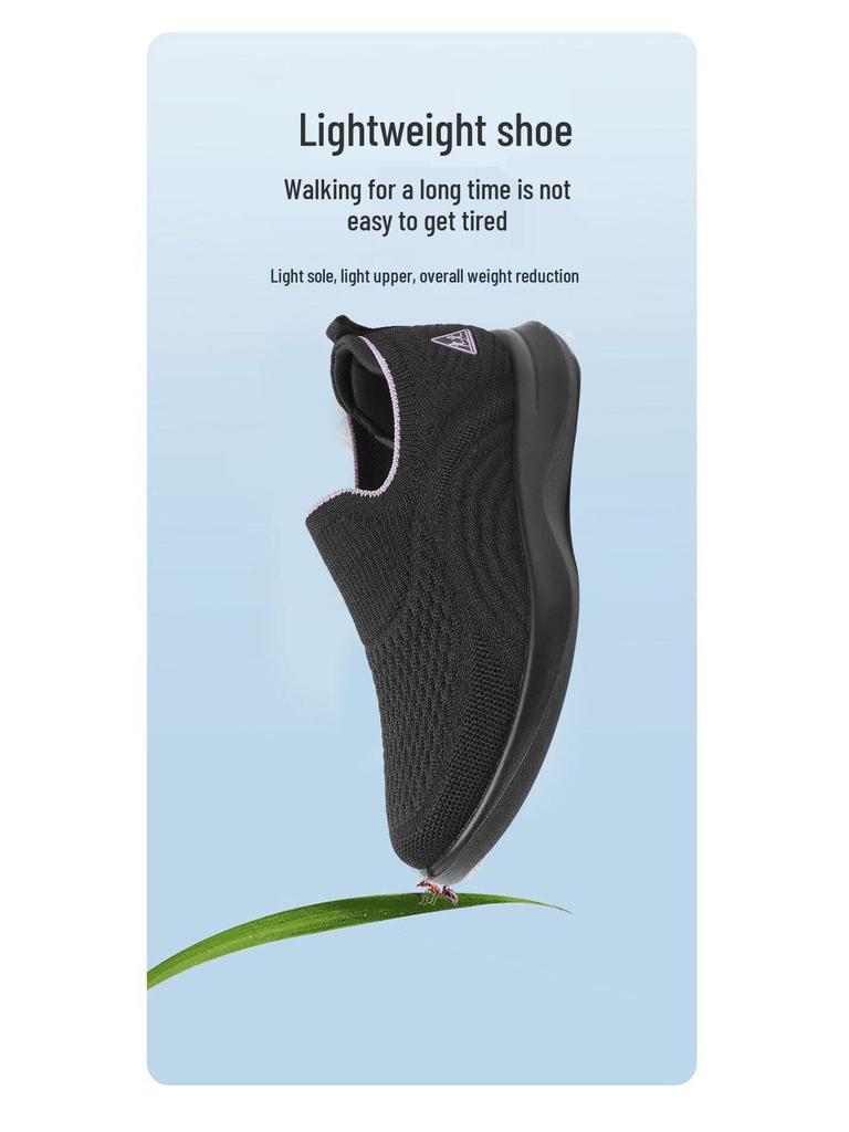 Dámské přizpůsobené jarní a podzimní ležérní nazouvací tenisky s měkkou podrážkou