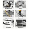 24pcs Tool Set, General Household Hand Tool Kit, With Plastic Toolbox Storage Case, Blue For Woman-Include All Essentials, College, Apartment, Room