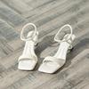 Fashion Summer New Soft Soled One-line Sandals for Women Wearing A Sense of Summer High Heels for Women Sandals