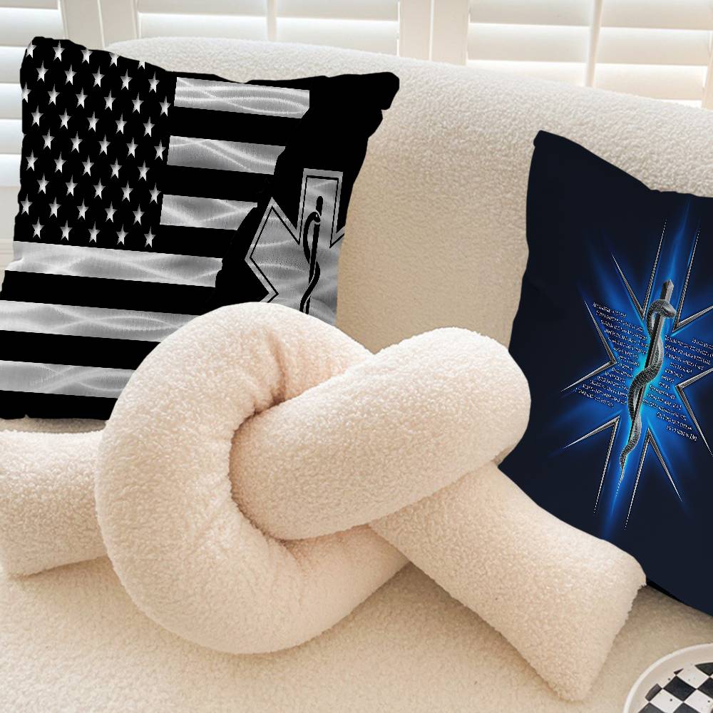Ems Star Of Life Cushion Cover Pillow Cover Decor Pillowcase Printed Cushion Case For Couch